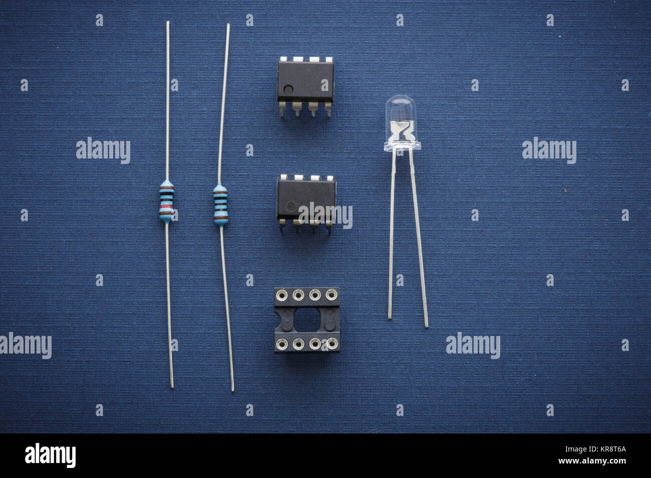 Componenti elettrici Foto Stock