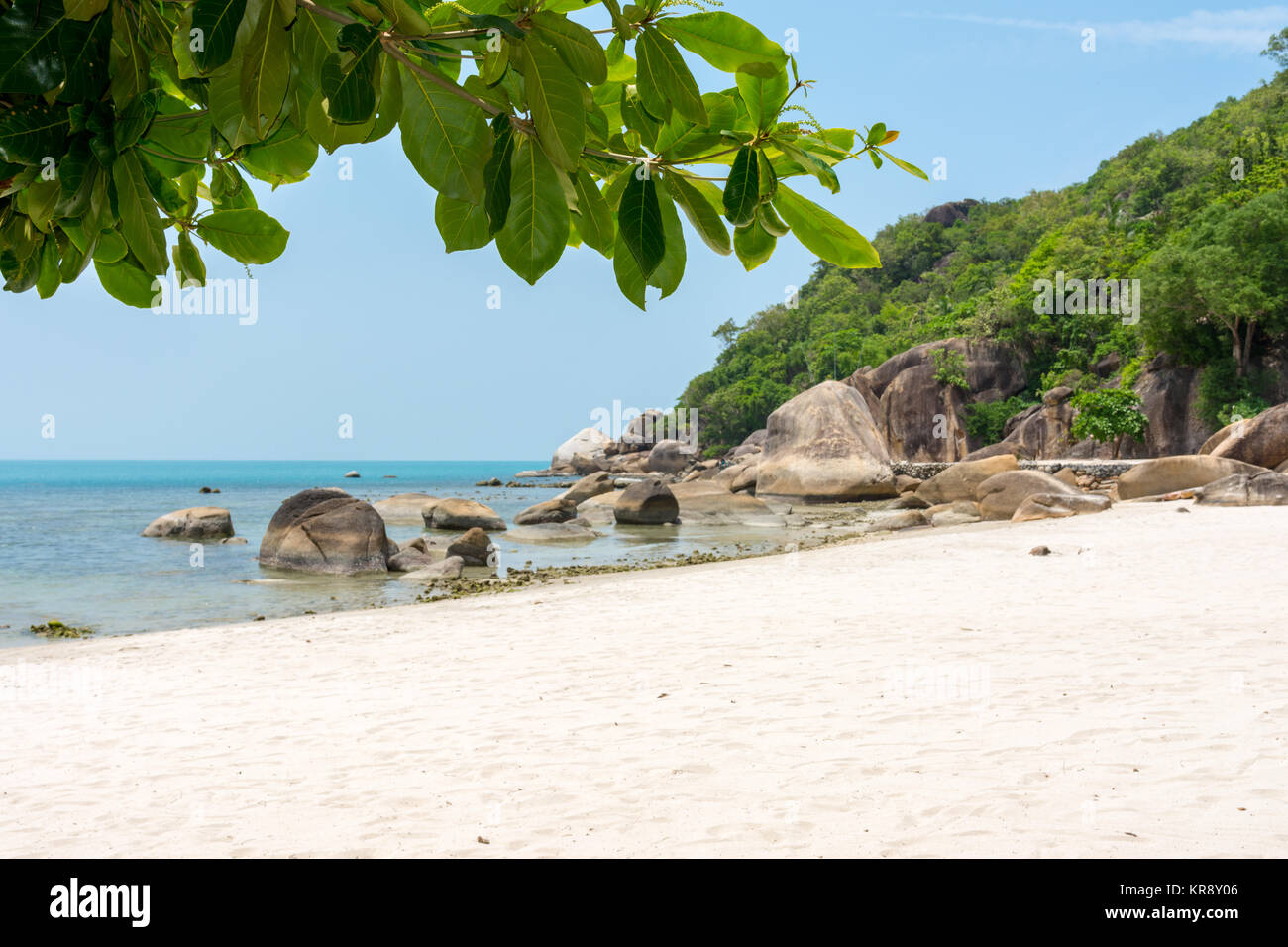 Crystal Bay, Silver Beach Vista spiaggia Foto Stock