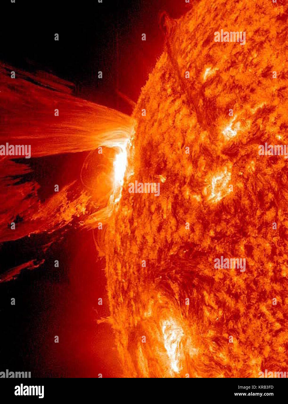 Incredibile alta definizione CME - Flickr - NASA Goddard foto e video Foto Stock