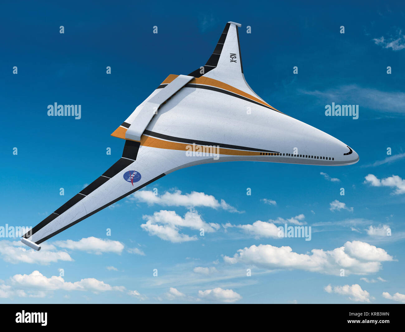 La NASA N3-X hybrid aerei ad ala Foto Stock