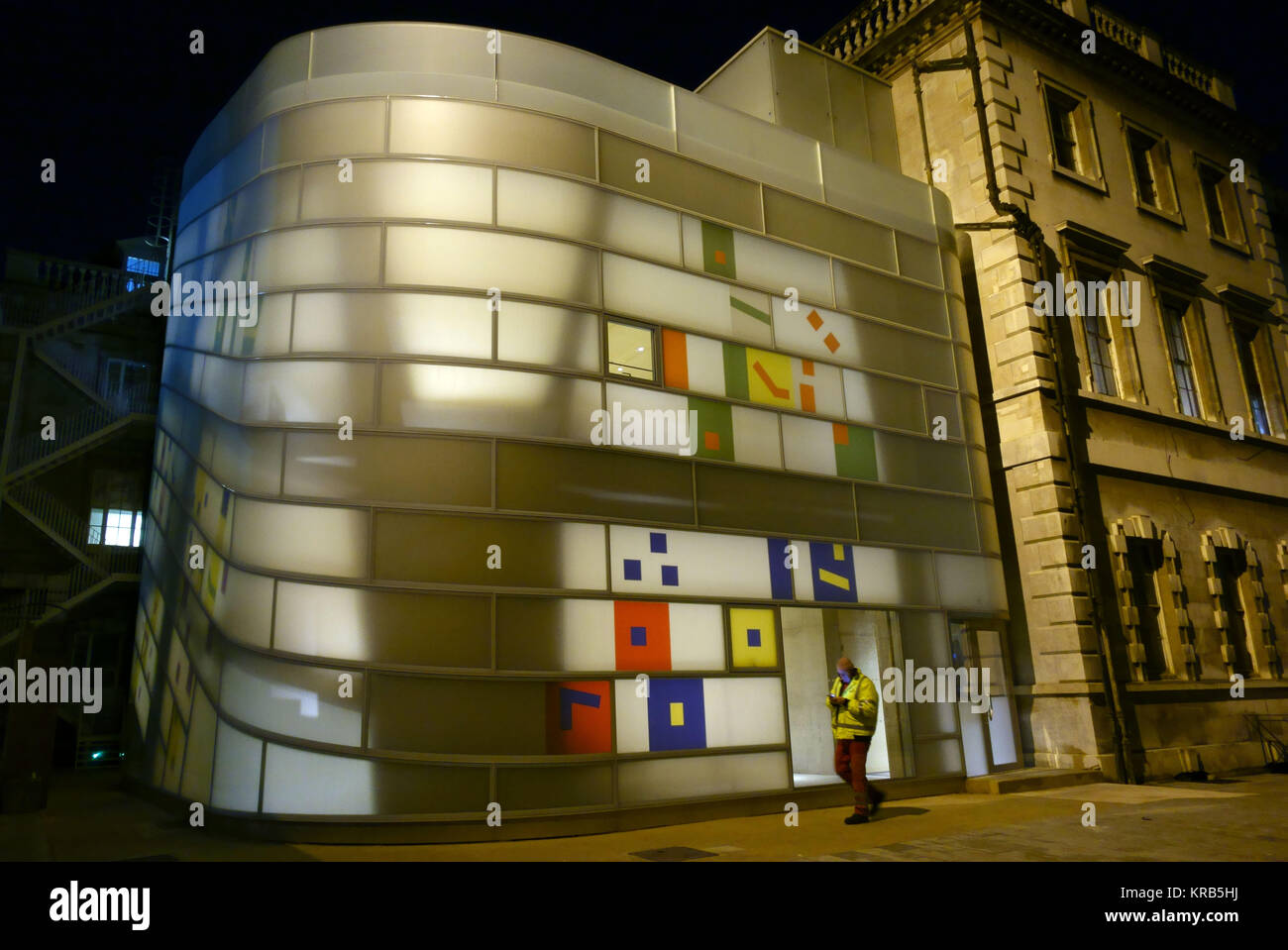 Maggie's Centro per i pazienti malati di cancro a San Bartolomeo del Hospital di Londra dall'architetto Steven Holl Foto Stock