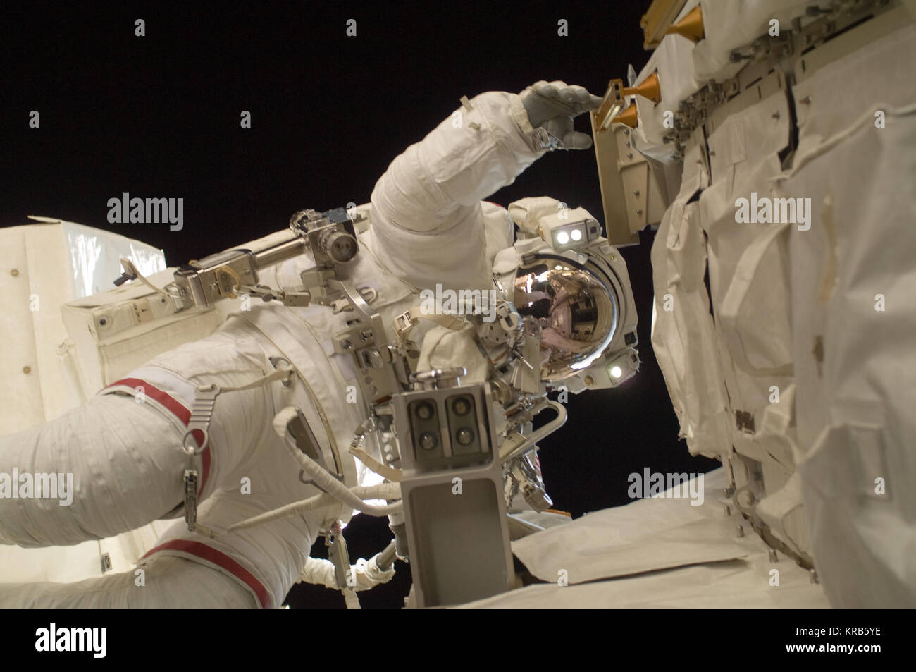 ISS-33 American EVA 04 Sunita Williams Foto Stock