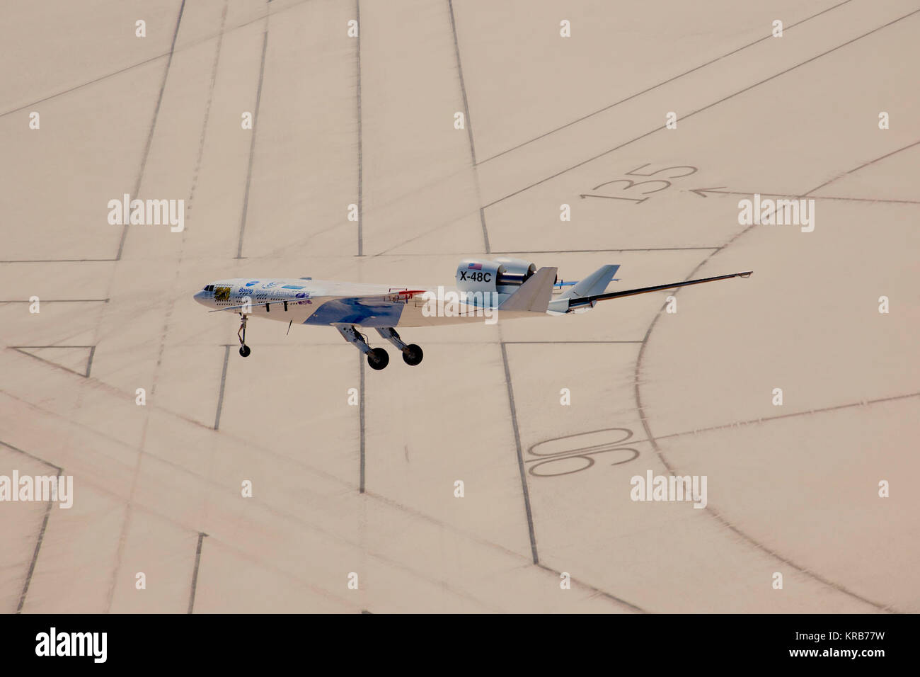 X-48 completa del Progetto di Ricerca volo Foto Stock