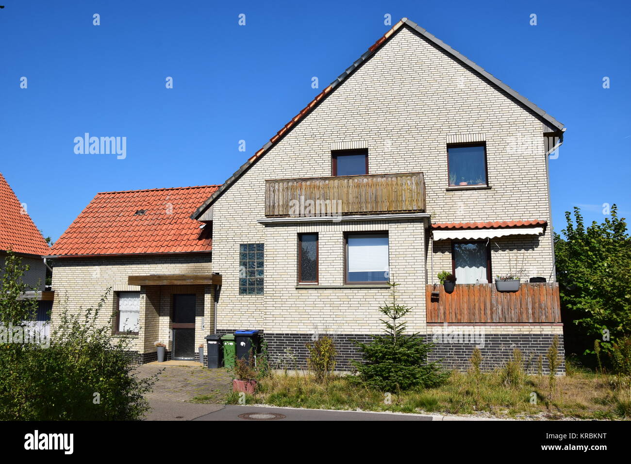 Ristrutturato siedlerhaus Foto Stock