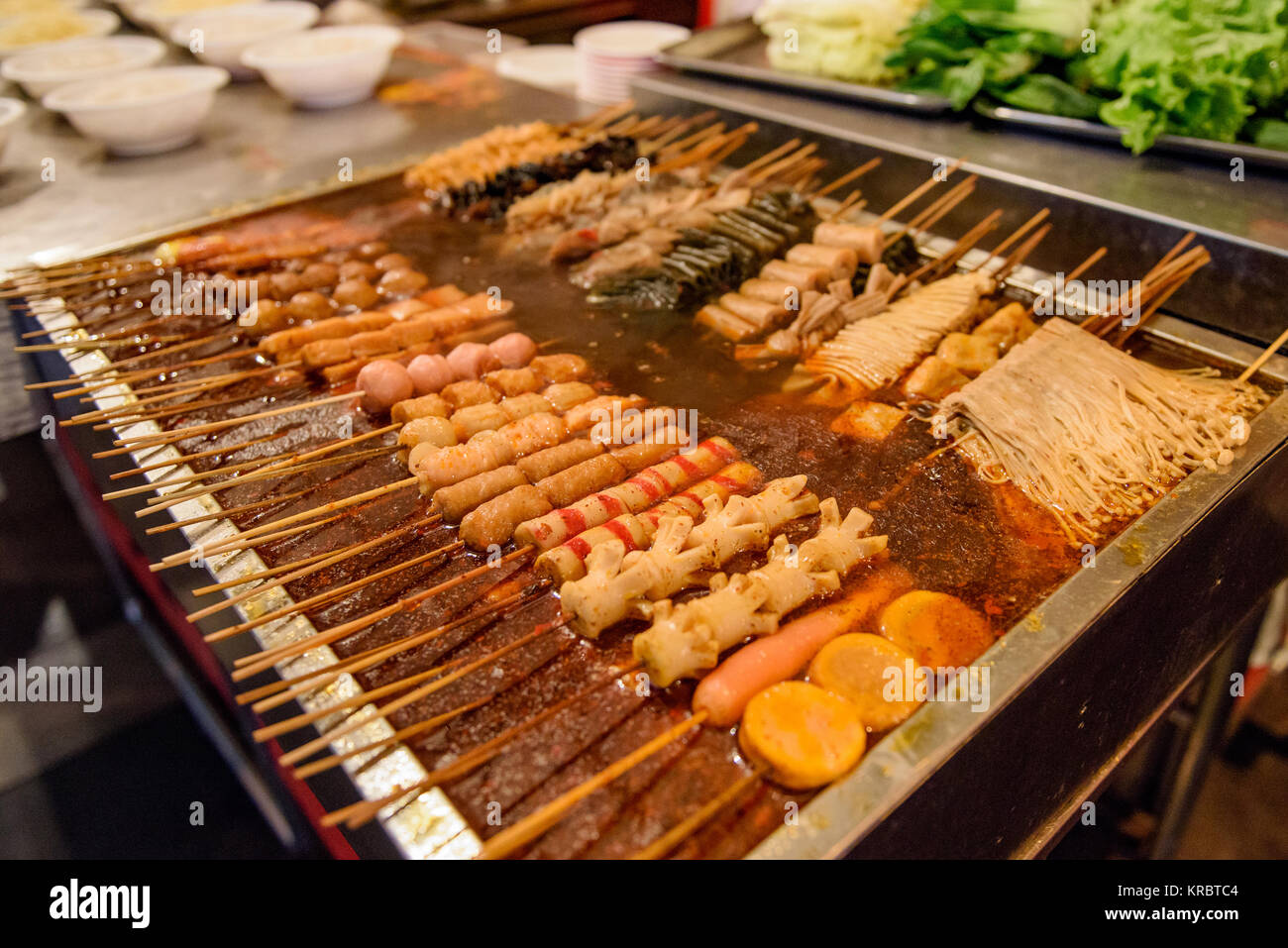 Asian street food Foto Stock