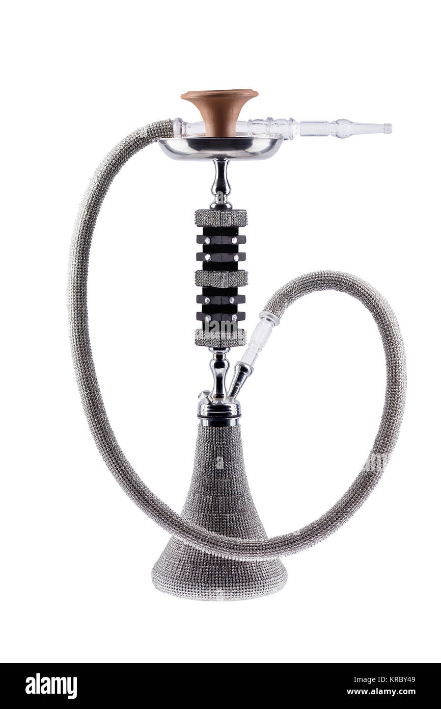 Pieno di strass coperto narghilè Foto Stock