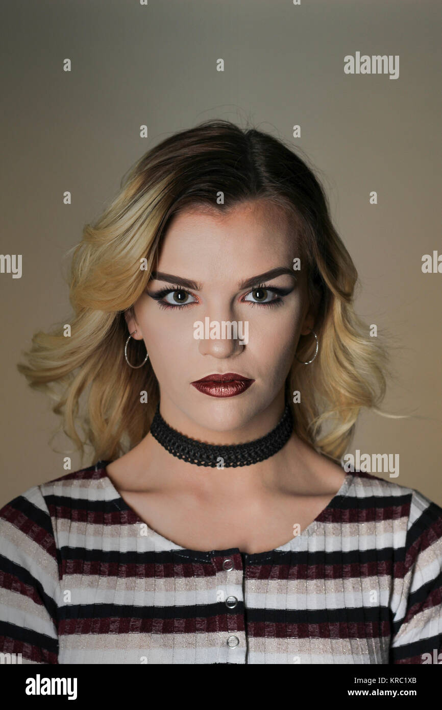 Studio di fotografia di bellezza, Studio fotografico Foto Stock