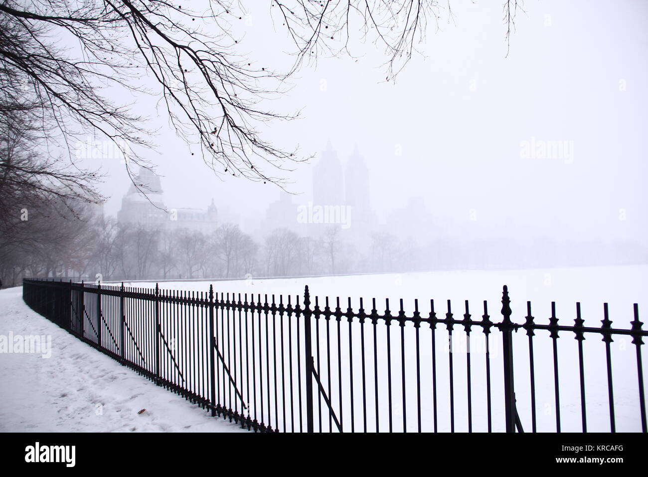 Il Central Park di scomparire Foto Stock