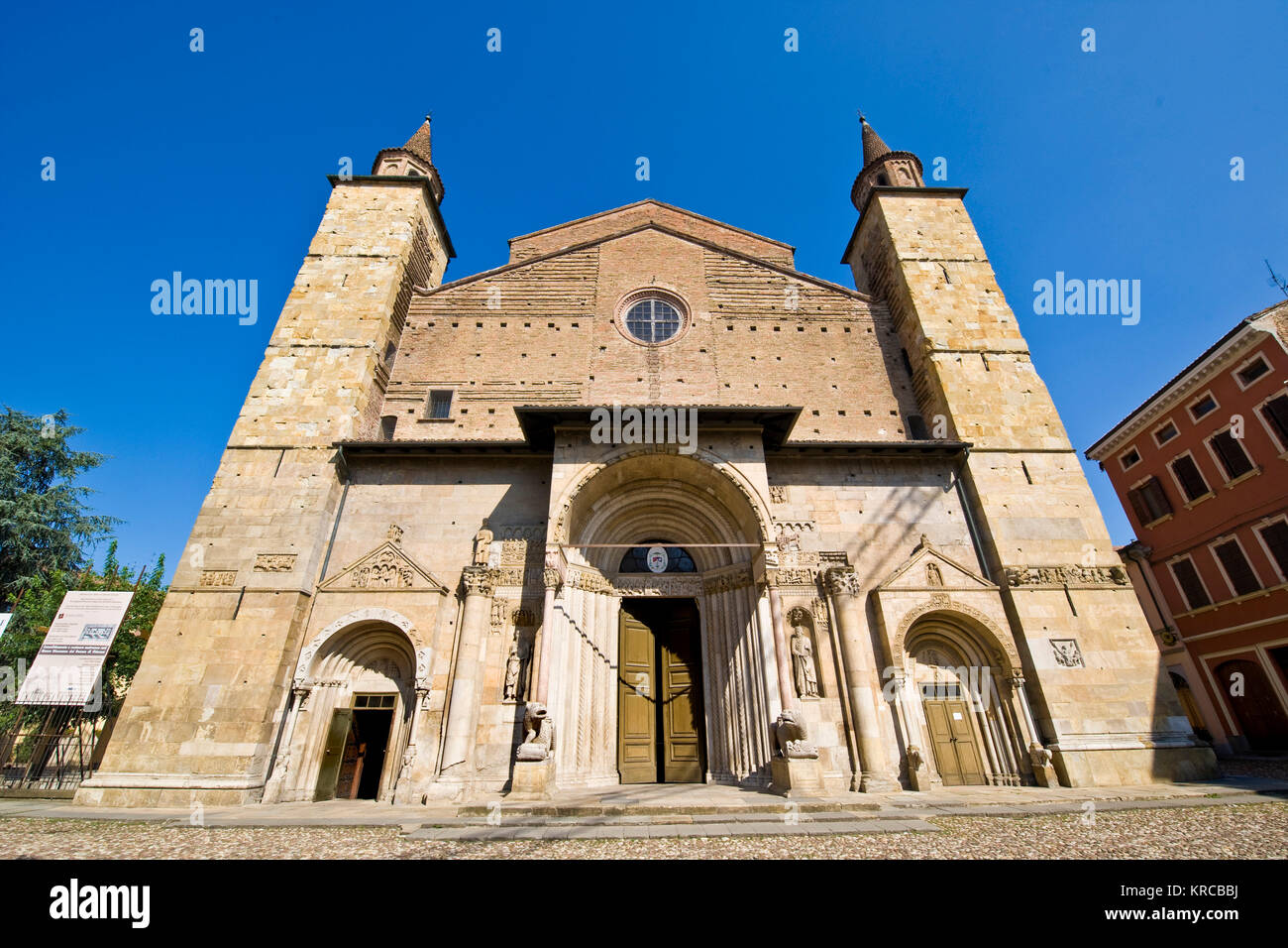 San Donnino cattedrale, Fidenza, provincia di Parma, Italia Foto Stock