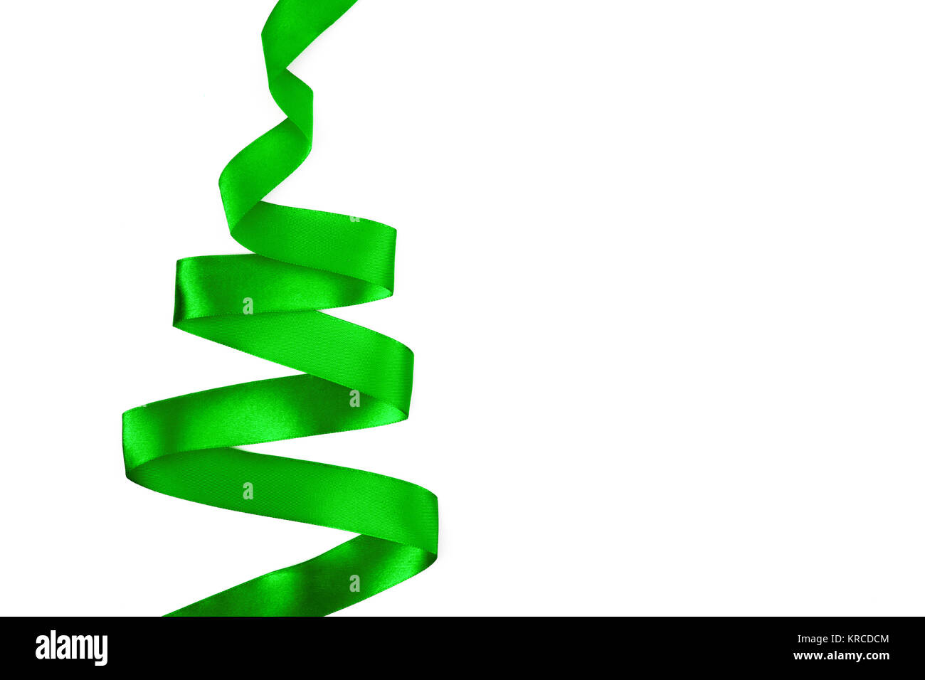 Albero di Natale da sfondo a nastro Foto Stock