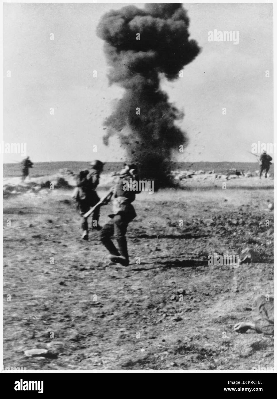 MORTE DEL SOLDATO SOVIETICO Foto Stock