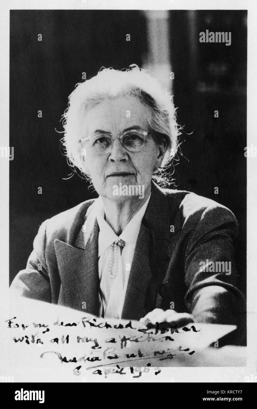 NADIA-JULIETTE BOULANGER (1887-1979), francese insegnante di musica e conduttore. I suoi studenti incluso Aaron Copland, Roy Harris, Lennox Berkeley, Virgil Thomson e Leonard Bernstein. Data: primi 1960s Foto Stock