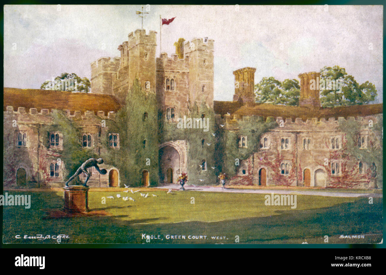 KNOLE/GREEN COURT WEST Foto Stock