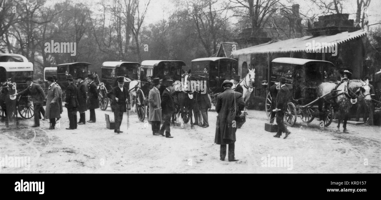 Van Horse Parade, Regent's Park, Londra Foto Stock