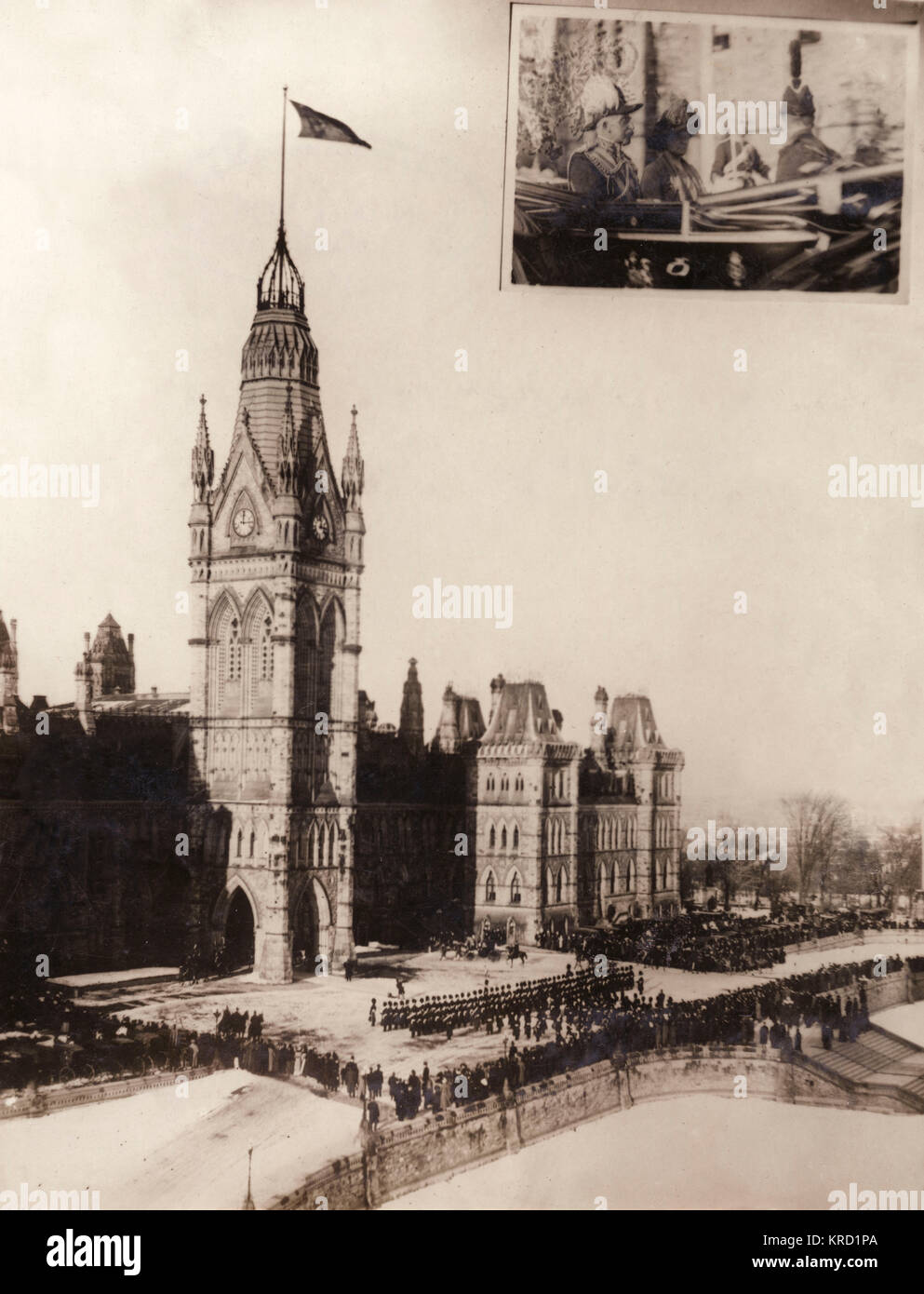 Duca di Connaught apre il Parlamento Canadese Foto Stock