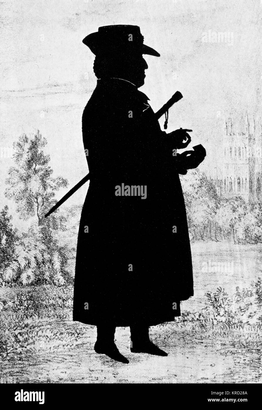 Il Vescovo di Bangor da agosto Edouart Foto Stock