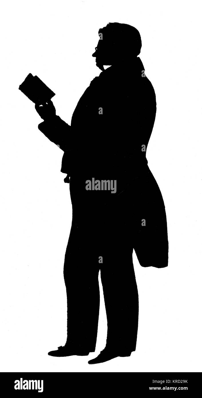 Ritratto di William Makepace Thackeray Foto Stock