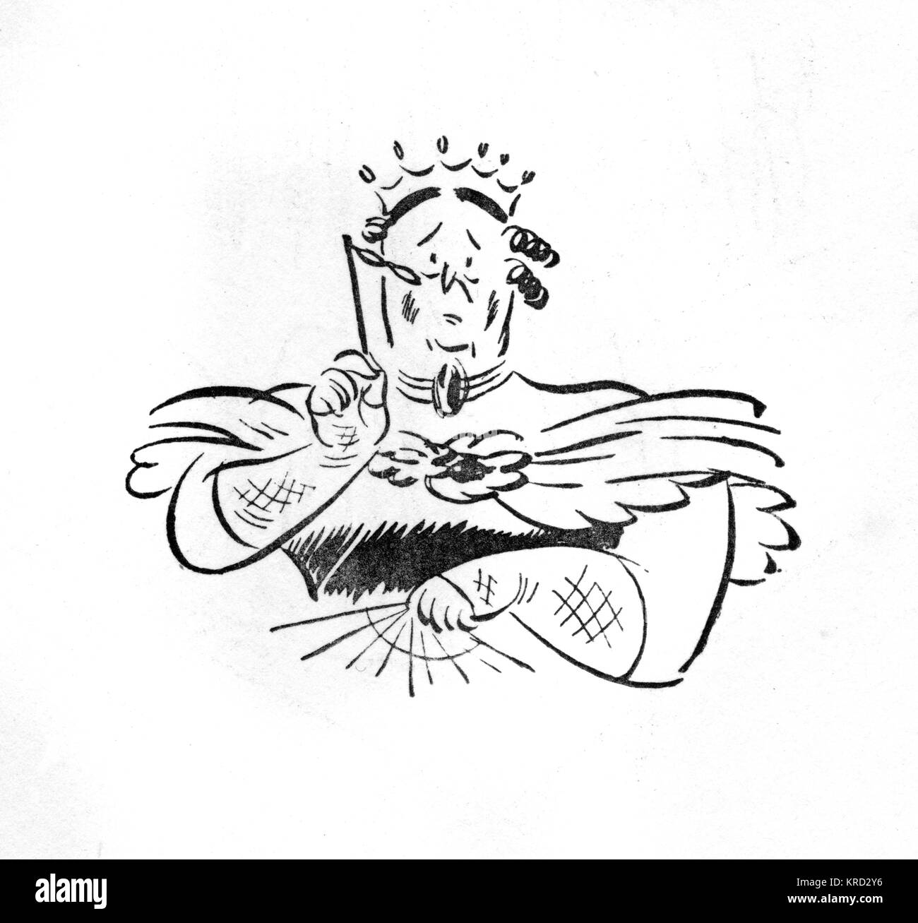 Un Dowager durante la stagione londinese Foto Stock