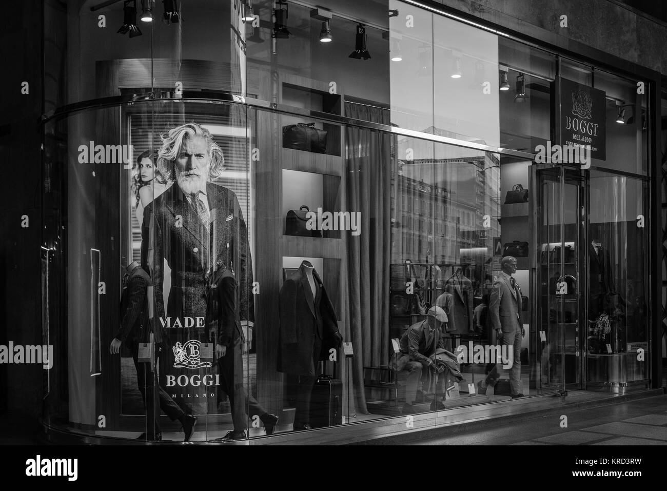 Milano - Ottobre 9, 2016: Boggi store a Milano Foto Stock