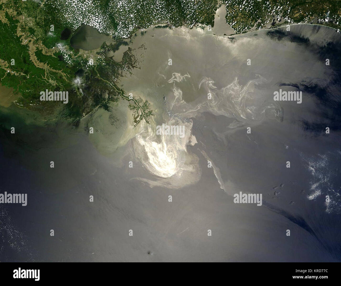 Deepwater Horizon oil spill - 24 Maggio 2010 Foto Stock