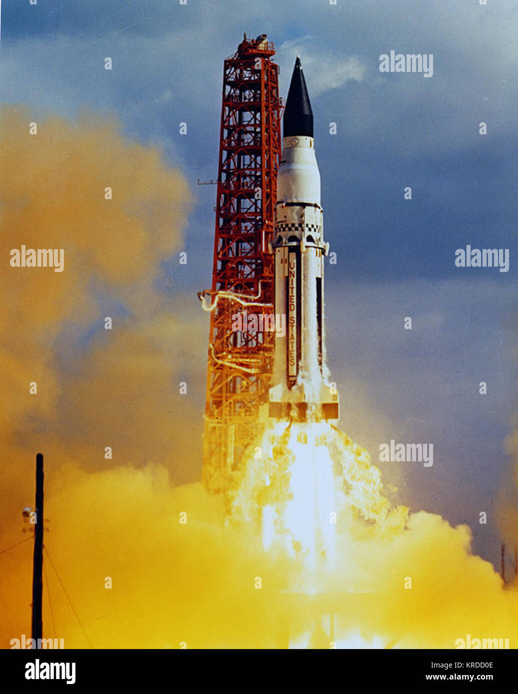 Saturn SA5 lancio Foto Stock