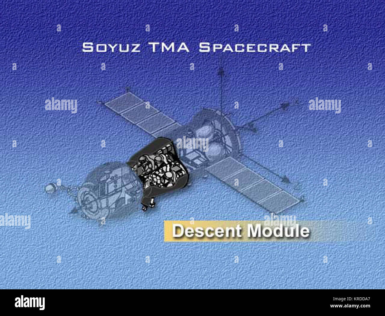 Soyuz TMA-modulo di discesa Foto Stock