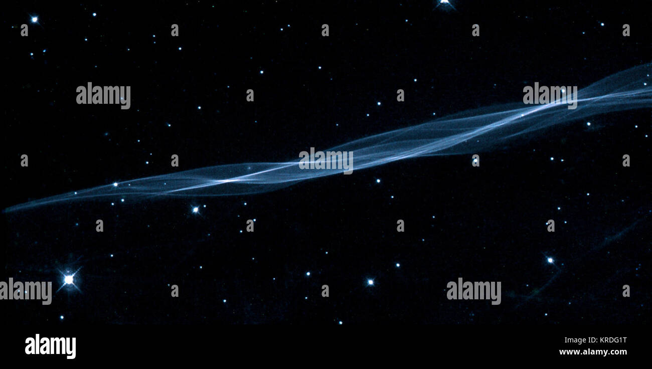 Fumo-come wisps nel Veil Nebula di HST Foto Stock