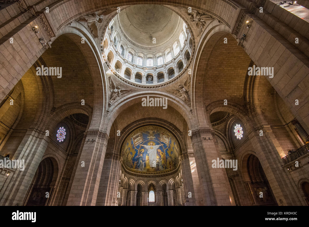Il Sacre Coeur Chiesa da Parigi Foto Stock
