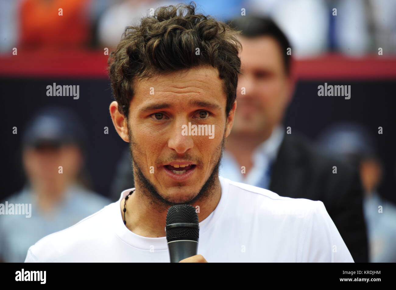 Juan Monaco (ARG) vince il German Open Tennis Evento, Rothenbaum, Amburgo, Germania Foto Stock