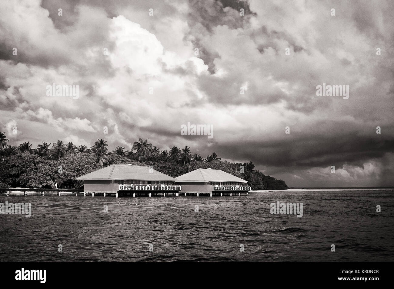 Villaggio Embudu, Malediven, Süd-Male-Atoll, Indischer Ozean Foto Stock
