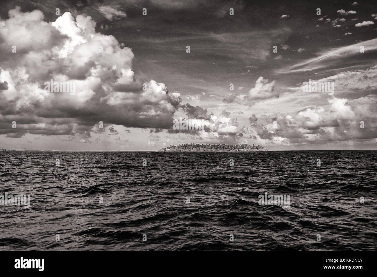 Villaggio Embudu, Malediven, Süd-Male-Atoll, Indischer Ozean Foto Stock