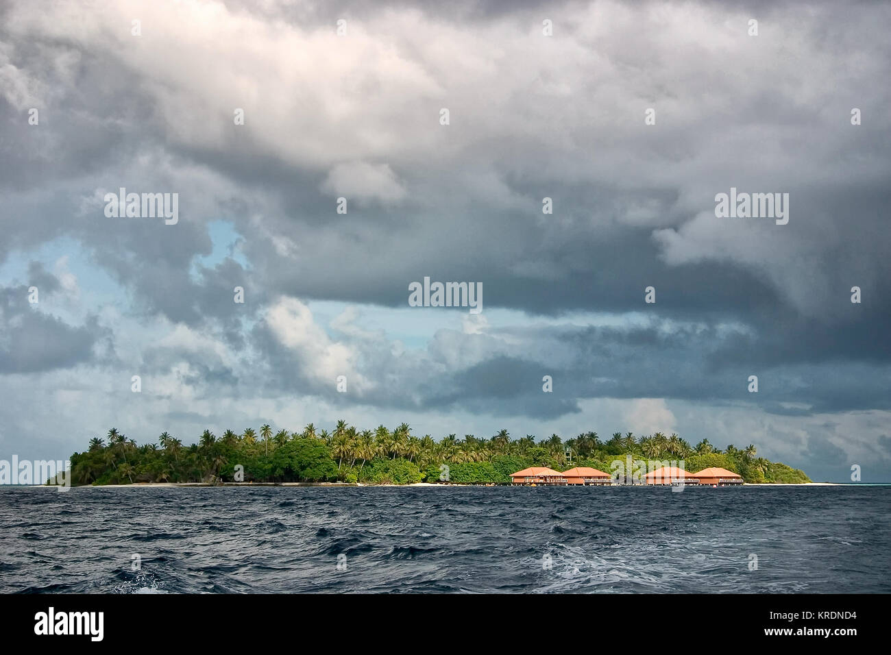 Villaggio Embudu, Malediven, Süd-Male-Atoll, Indischer Ozean Foto Stock