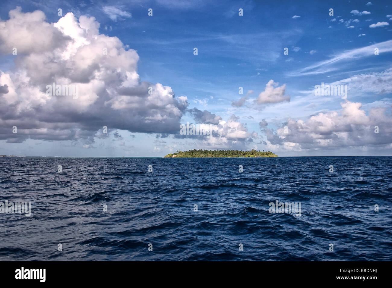 Villaggio Embudu, Malediven, Süd-Male-Atoll, Indischer Ozean Foto Stock