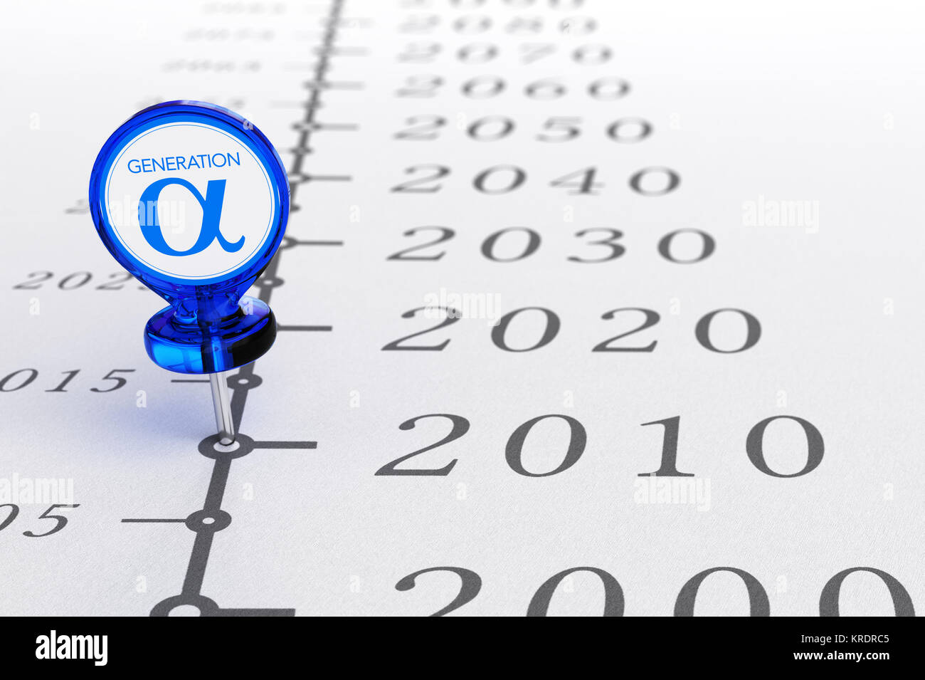 Generazione di alfa Foto Stock