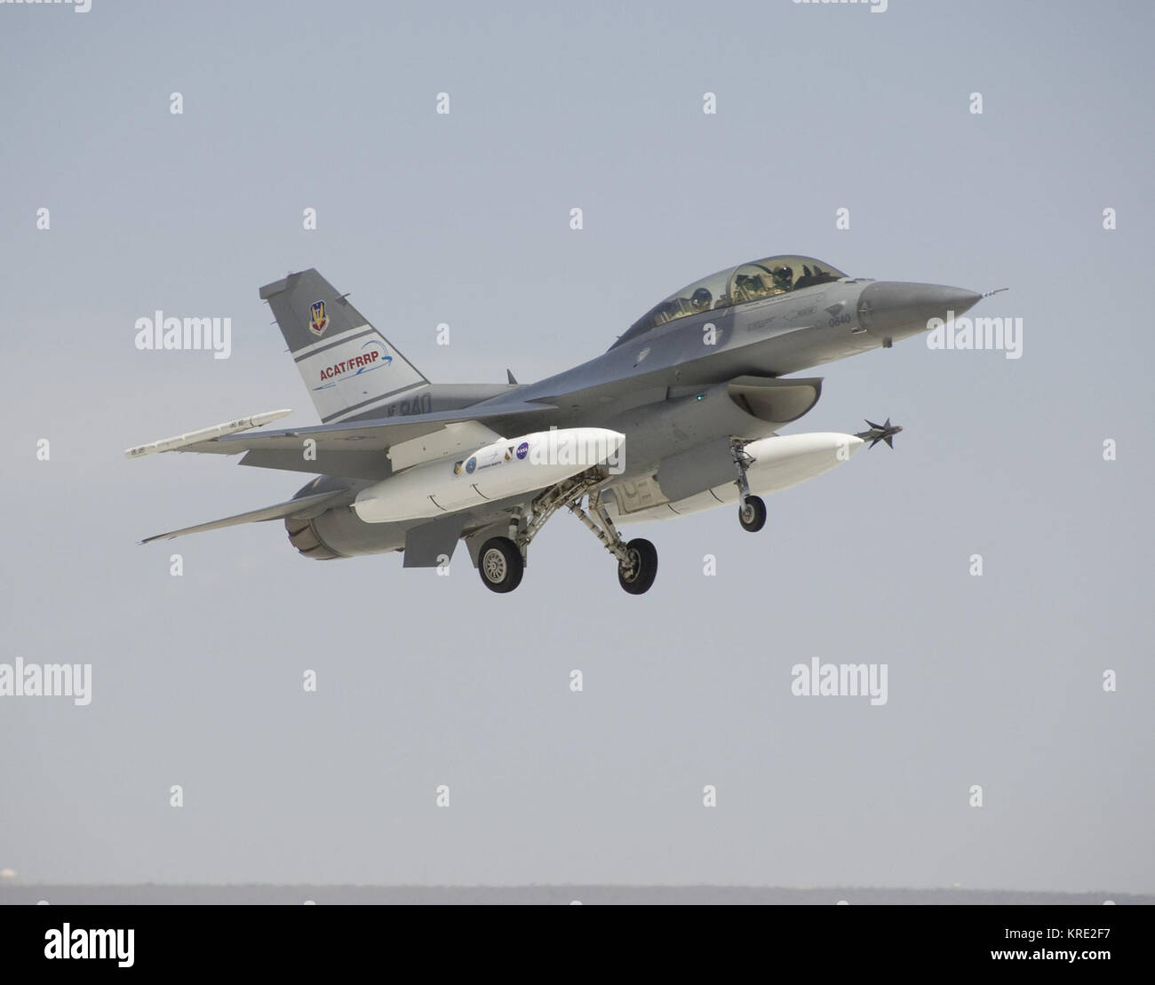 F-16D ACAT aeromobile Foto Stock
