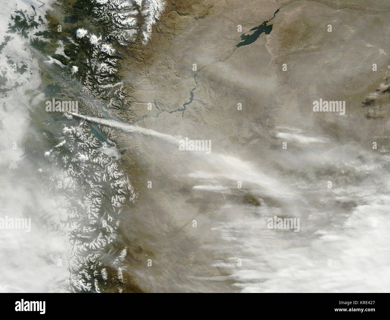 08 luglio 2011 Puyehue-Cordón Caulle Foto Stock