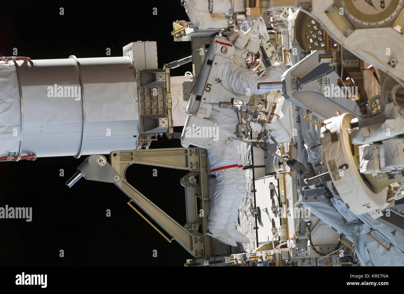 STS-117 EVA1c Foto Stock