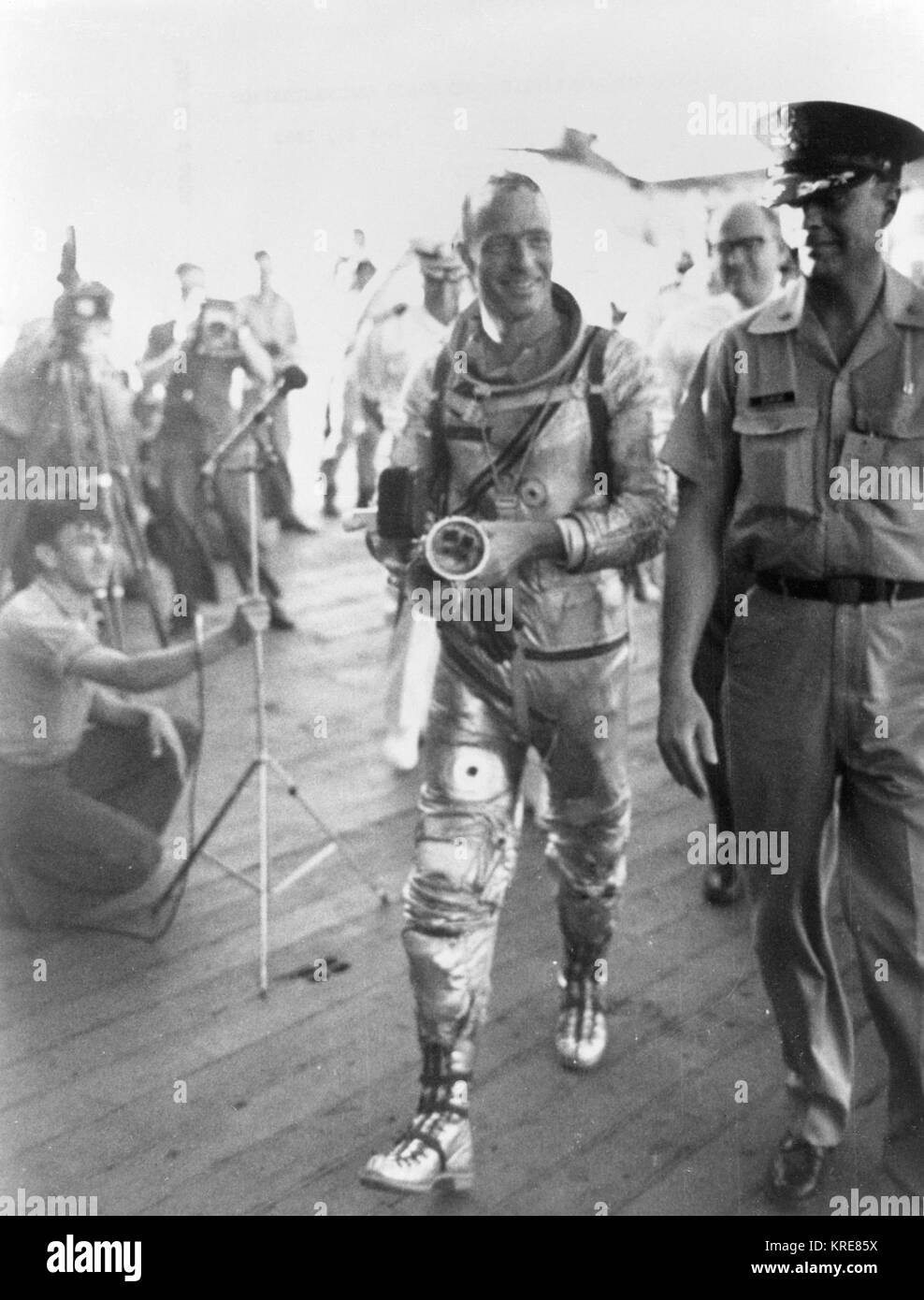 Falegname a bordo USS Intrepid Foto Stock