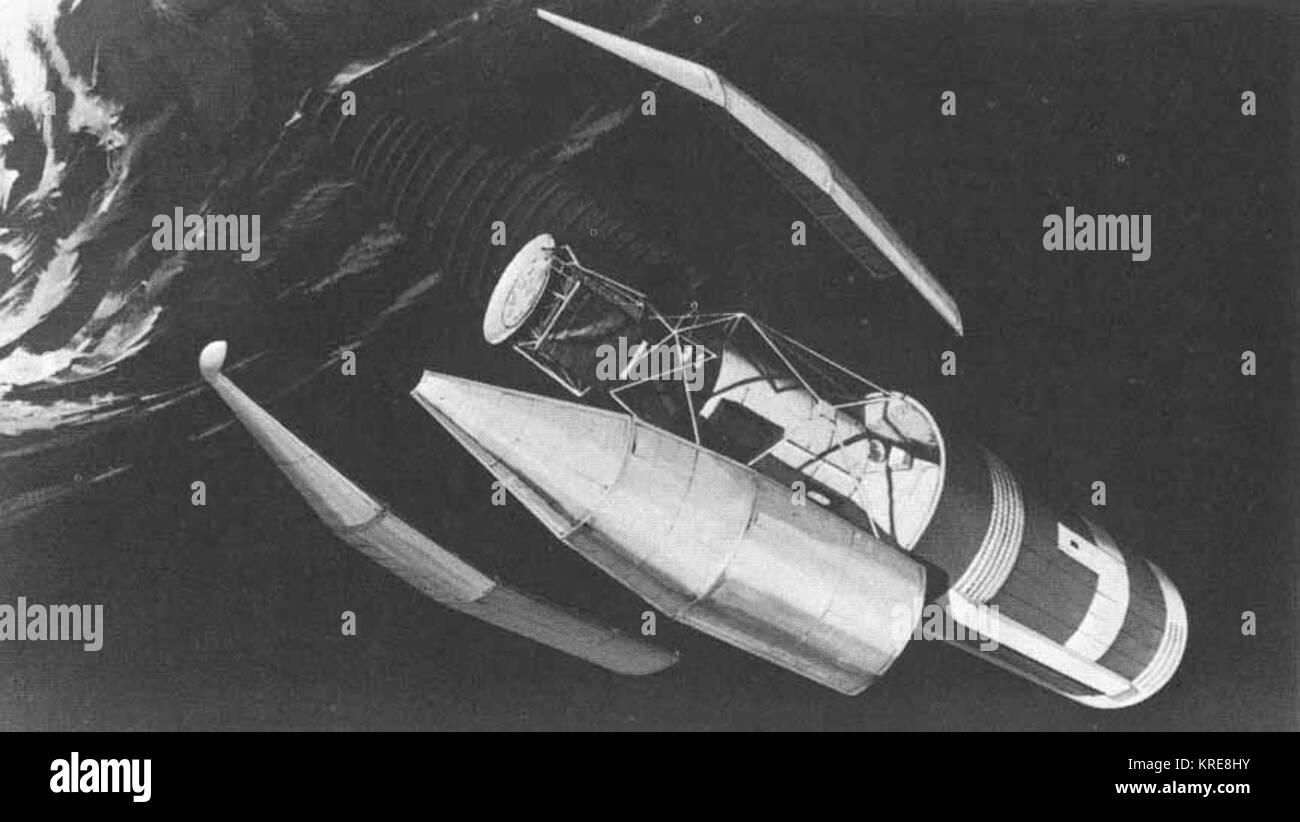 Skylab Sindone durante la separazione in orbita Foto Stock