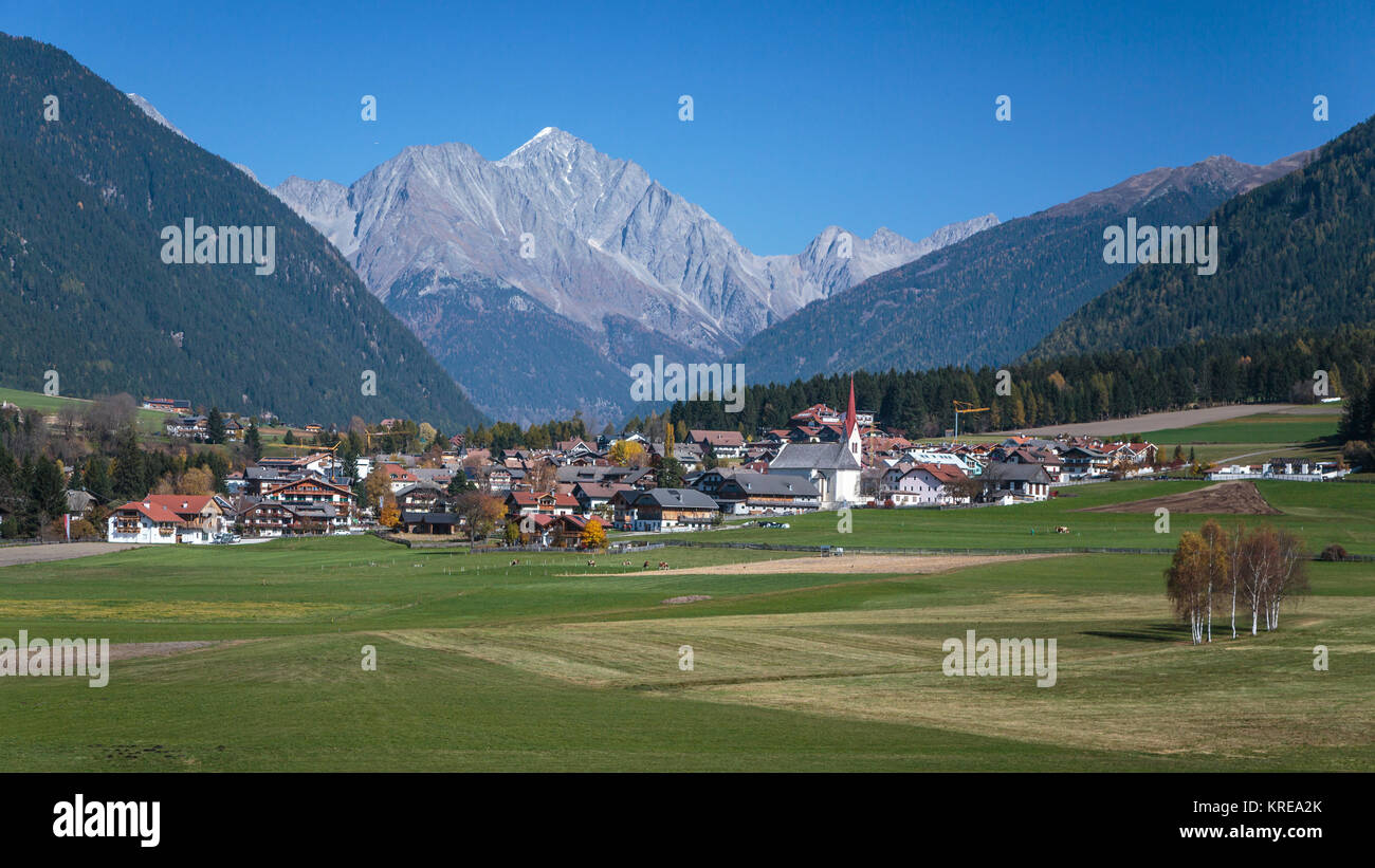 Il villaggio di Plan de Corones, Alto Adige, Italia, Europa. Foto Stock