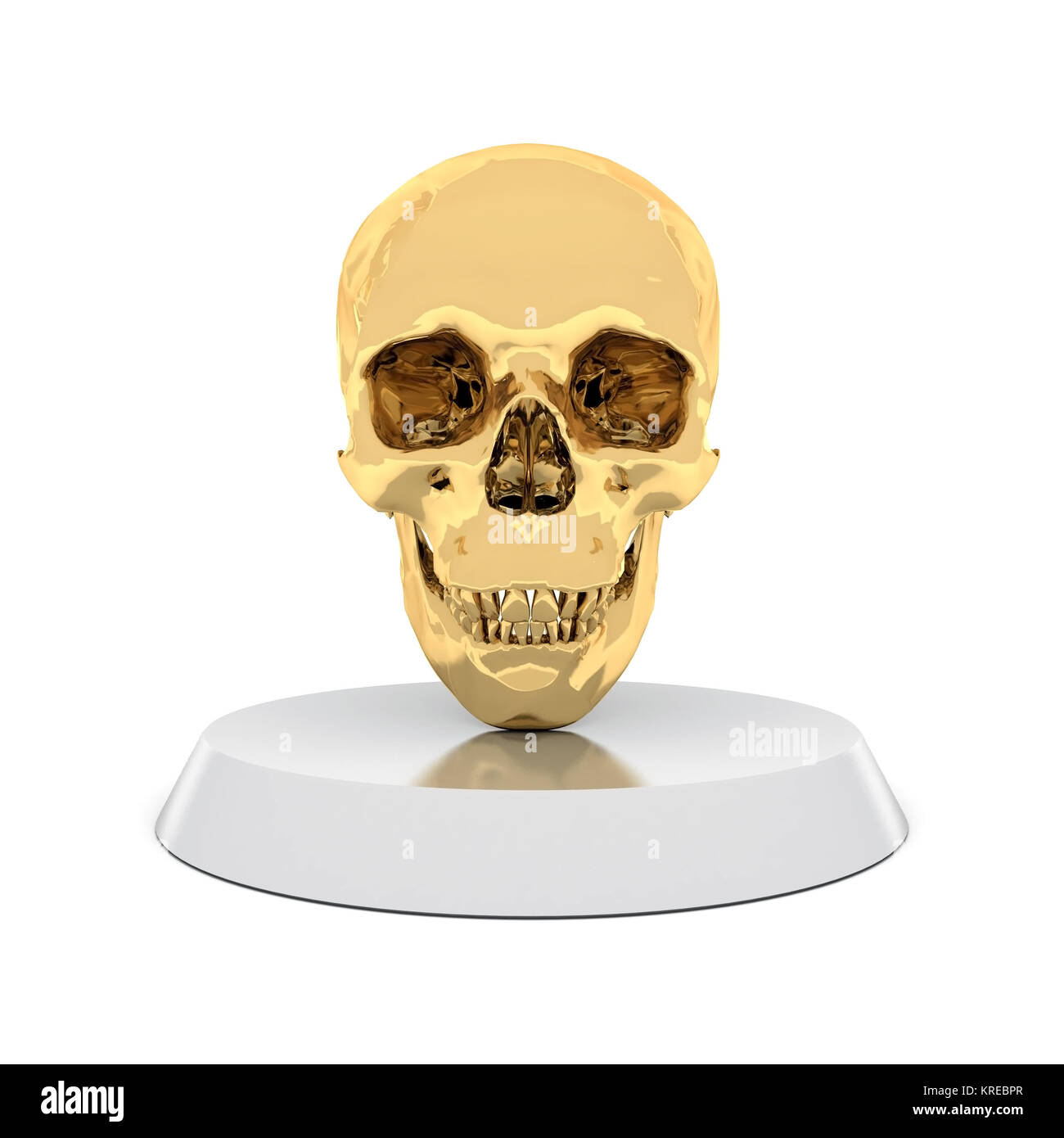 Immagine 3D delle belle icone su sfondo bianco Foto Stock