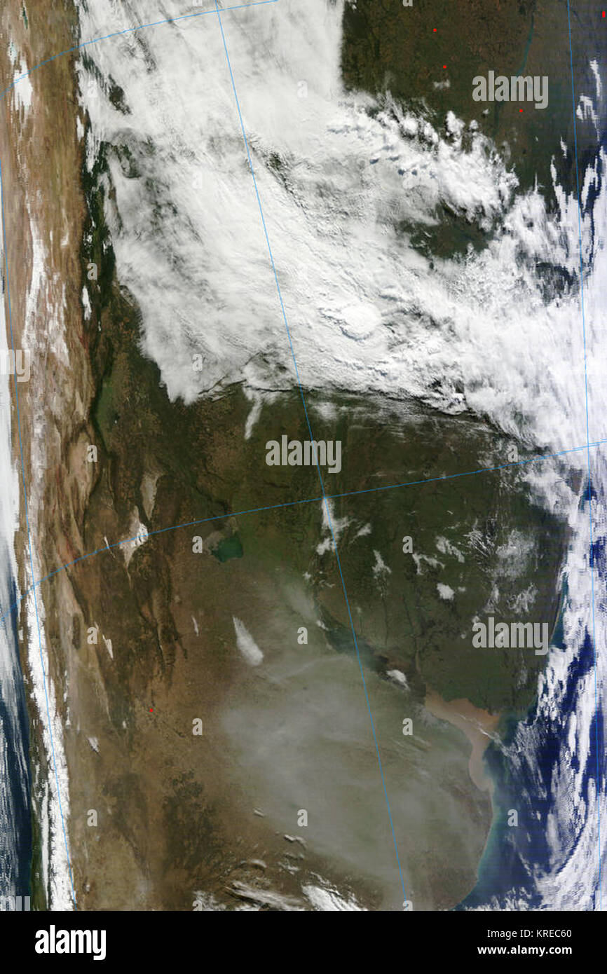 Eruzione del Puyehue-Cordón Caulle, Cile, 06-24-2011 Foto Stock