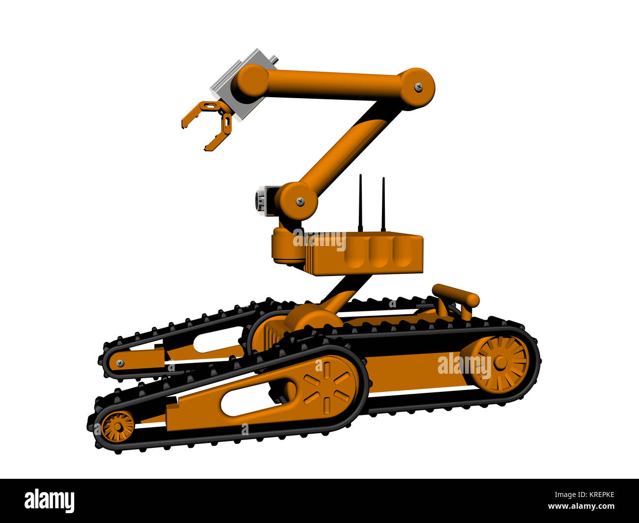 Robot bomba esentato Foto Stock