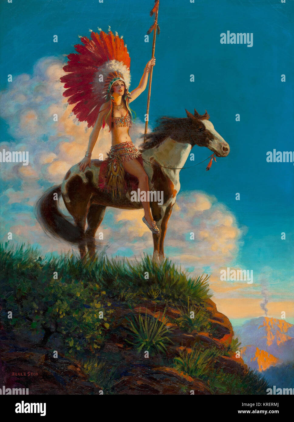 La Principessa indiana Foto Stock