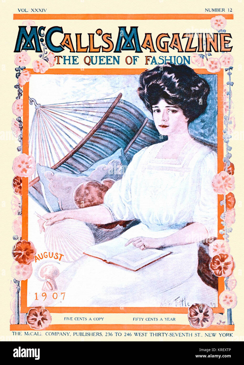 1907 McCall la regina della moda Foto Stock