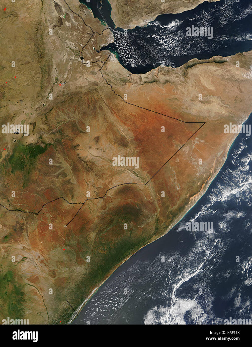 Ostafrika Foto Stock