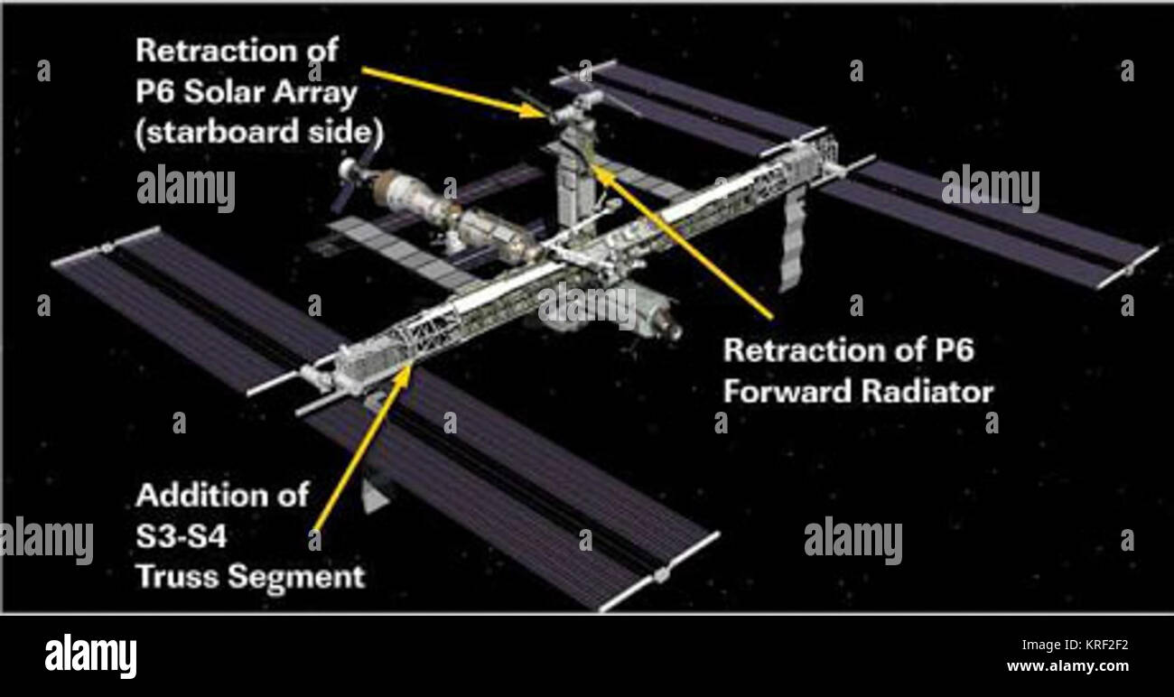 ISS-na-STS-117 Foto Stock