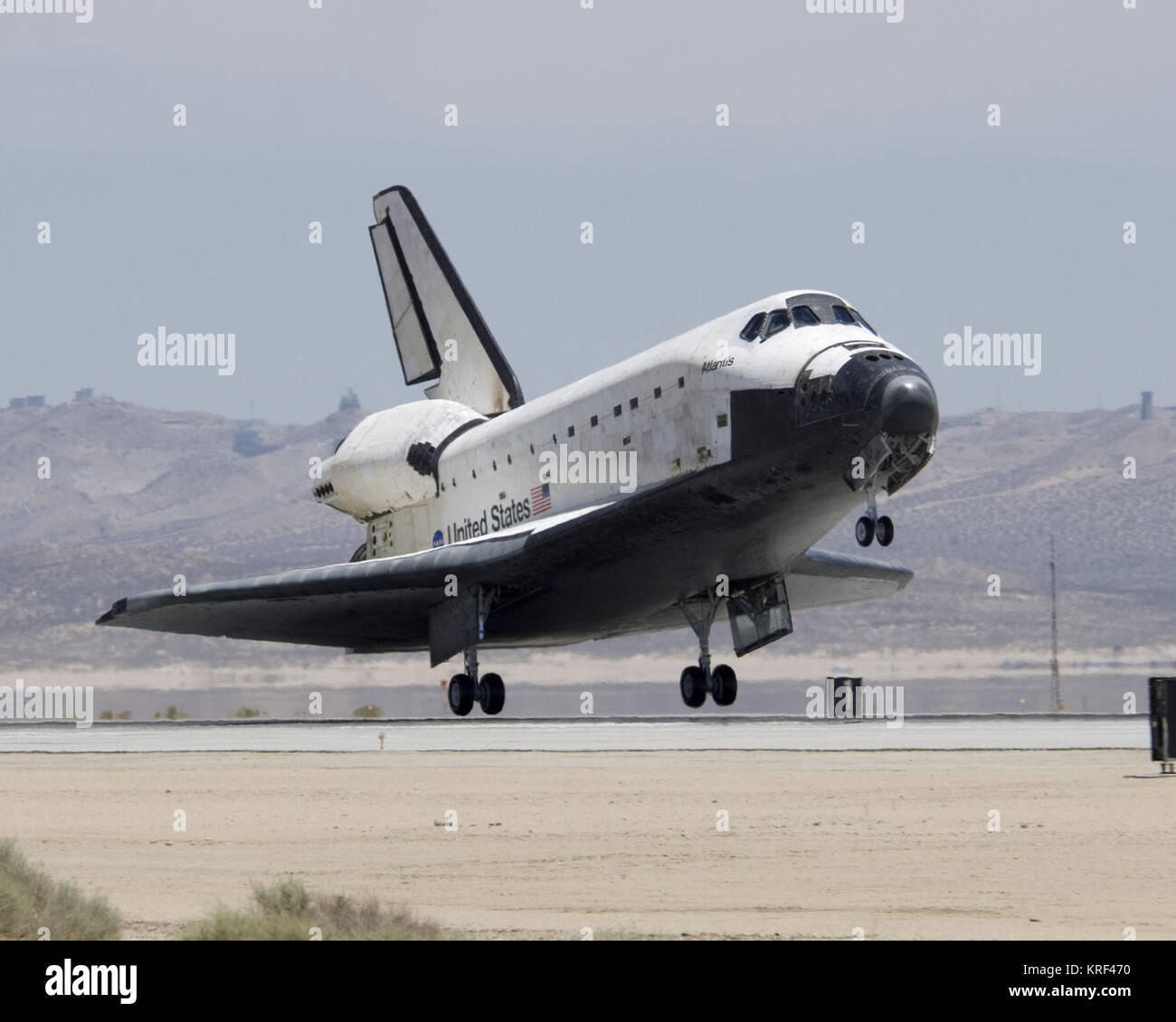 STS-117 sbarco Foto Stock