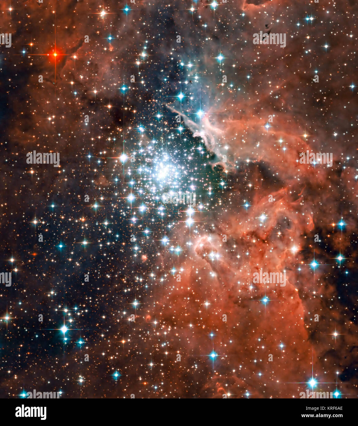 NGC 3603 Nebula Foto Stock