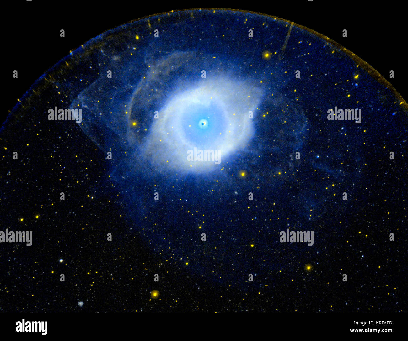 Convertite file PNM immagine UV della nebulosa Helix Foto Stock